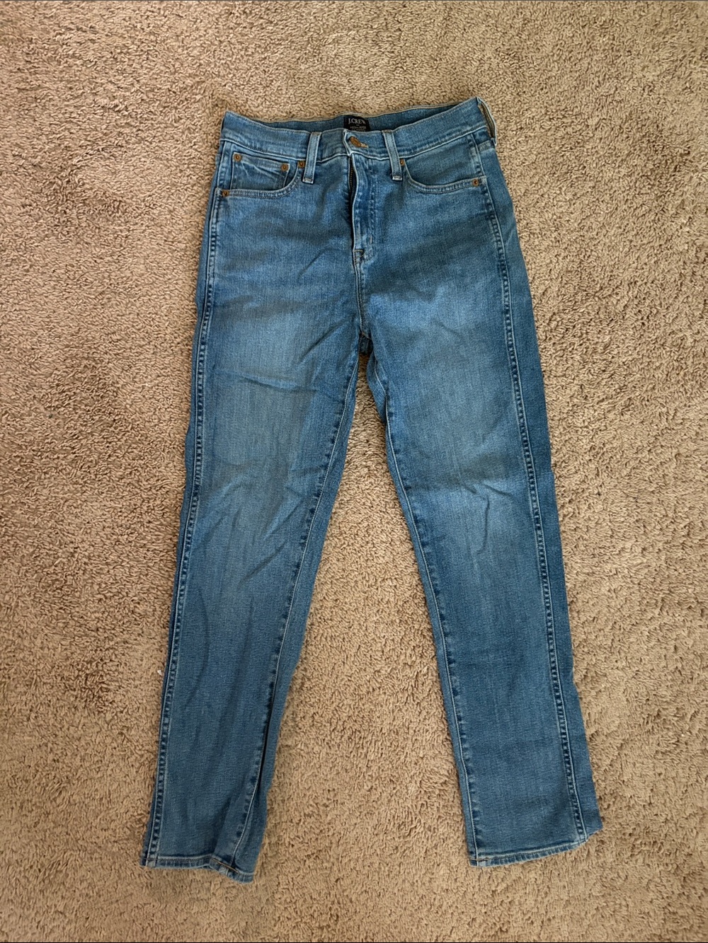 J Crew Classic Mid-Rise Blue Denim Jeans